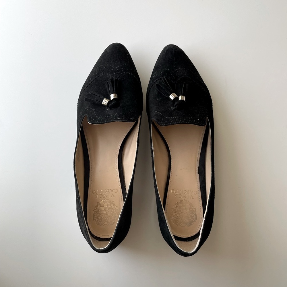Vince Camuto Rizell Black Women’s Loafers Size 8.